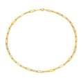 Collar de Cruz en Acero Inoxidable Chapado en Oro